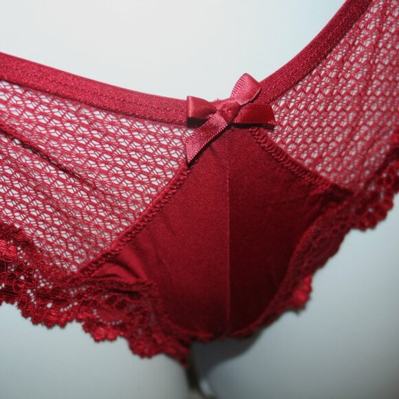 Victorias Secret Mesh And Lace Cheeky Panties Small - Picture 3 of 5